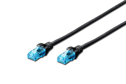 Digitus DK-1512-050/BL Câble de raccordement Cat5e U/UTP Noir 5m
