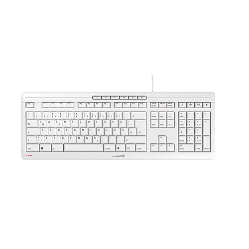 CHERRY Clavier STREAM KEYBOARD USB noir AZERTY (FR)