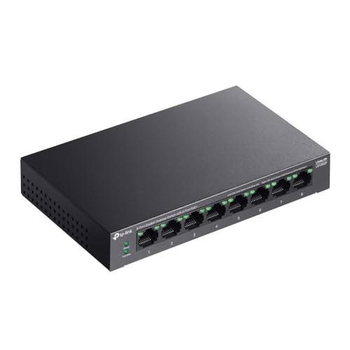 TP-LINK 8-Port Gigabit Switch de bureau with 8-Port PoE+