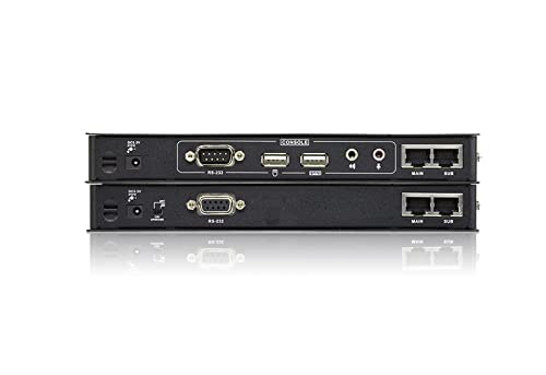 Aten CE604 prolong. KVM double écran DVI/USB/AUDIO/RS232 60M