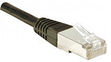 Cordon RJ45 catégorie 6 F/UTP noir - 7 m