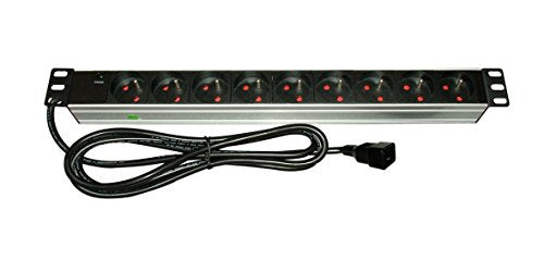 INFOSEC Multiprise rackable 19" 9 prises / fiche C20 avec voyant