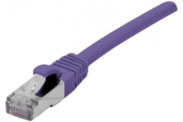 Cordon RJ45 catégorie 6 F/UTP LSOH snagless violet - 15 m