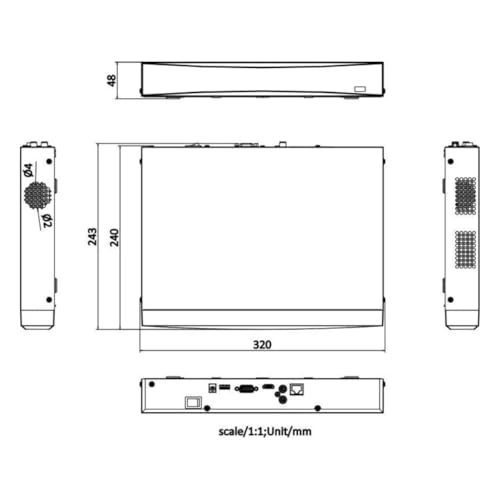 Hikvision DS-7608NXI-K1(D) NVR 8 canaux 1U K Series AcuSense 4K