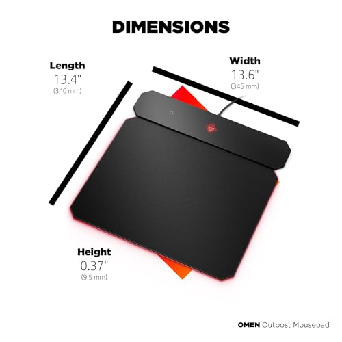 HP OMEN Charging Mouse Pad black