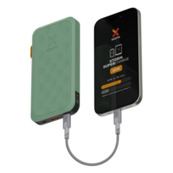 XTORM Batterie externe Fuel 20W 10000 mAh, vert sauge
