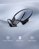 SHOKZ Casque sans-fil à conduction osseuse OpenComm UC - Bluetooth - Noir