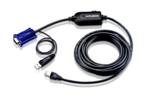 ATEN KA7970-AX câble kvm Noir, Bleu, Métallique