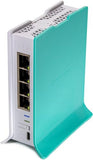 Mikrotik hAP routeur sans fil Gigabit Ethernet Monobande (2,4 GHz) Vert, Blanc