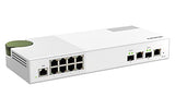 QNAP QSW-M2108-2C 8 port 2.5Gbps 2 port 10Gbps SFP+/ NBASE-T Combo web managed switch