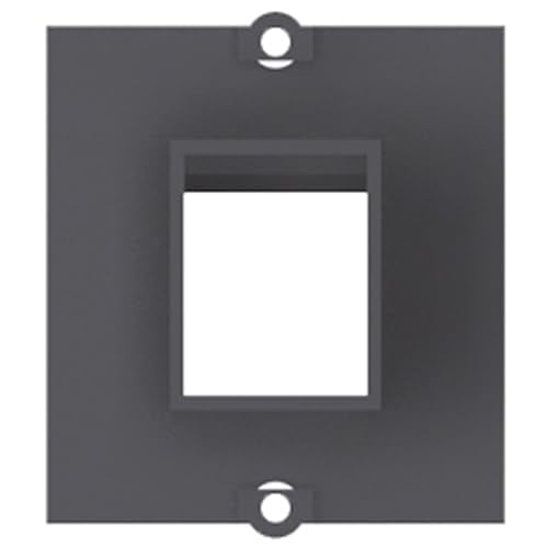 BACHMANN Plastron vide 1 embase keystone (RJ45, USB, HDMI)