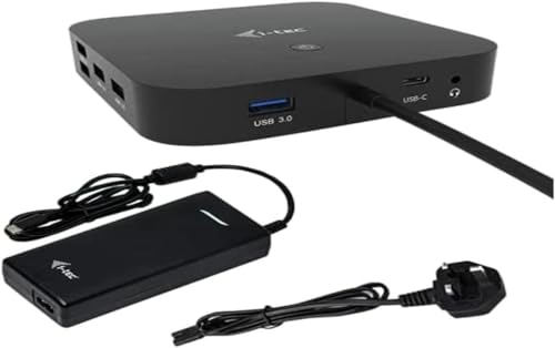 I-TEC USB-C Travel Easy Dock HDMI4K USB-C USB3.0 USB2.0 SD+microSD Card reader Power Delivery 60W 20cm USB-C Cable Sans Alimentation
