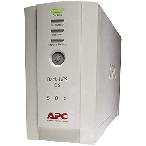 APC Back-UPS CS 500 UPS AC 230V 300Watt 500VA RS-232 USB output connectors 4 beige