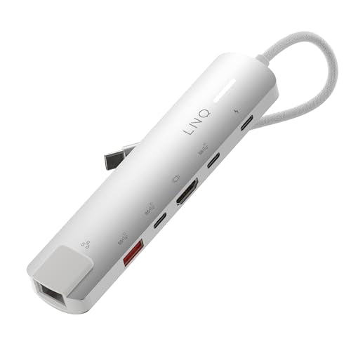 LINQ Hub multiport 6-en-1 Pro USB-C 10 Gbps 4K HDMI