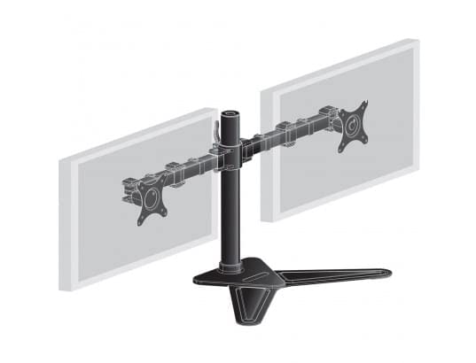 DS1002D-B1 Desk Stand 10"~30" VESA 75x75