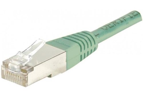 Cordon RJ45 catégorie 6 F/UTP vert - 10 m