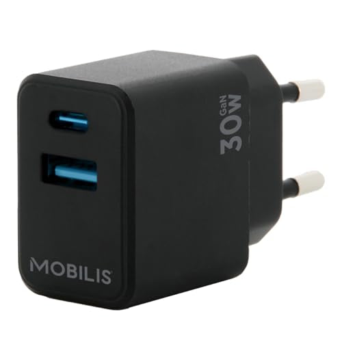 Wall Charger 30W 1 USB A+1 USB C GaN
