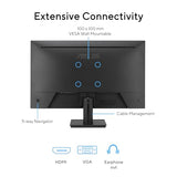 ASUS VA279HG 27p IPS WLED FHD 16:9 120Hz 300cd/m2 1ms HDMI D-Sub Black