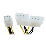 Adaptateur d alimentation Molex vers PCI-E 6 pins - 25 cm