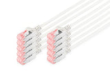 DIGITUS Câbles de brassage CAT 6 U/UTP - 0,5 m - Cat6 - U/UTP (UTP) - RJ-45 - RJ-45