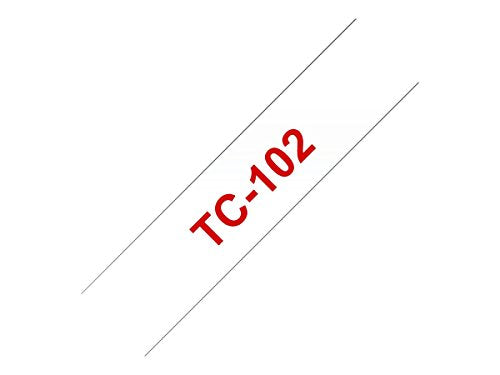 BROTHER P-TOUCH TZE-S151 noir sur clear 24mm extra gluey