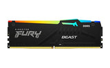 KINGSTON 16Go 6400MT/s DDR5 CL32 DIMM FURY Beast RGB XMP