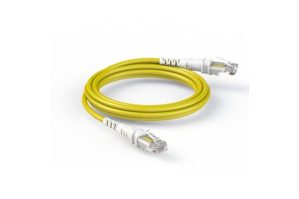 THEPATCHCORD Cordon RJ45 CAT 6A U/UTP jaune - 15,2 m