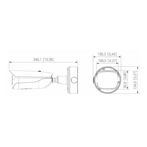 DAHUA- Caméra IP Bullet 8 Mps DH-IPC-HFW7842H-Z4-X
