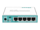 Mikrotik RB750GR3 Routeur connecté Gigabit Ethernet Turquoise, Blanc