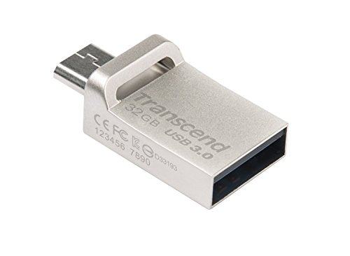 TRANSCEND 32Go Clé USB 3.1 Gen 1 - Argentée