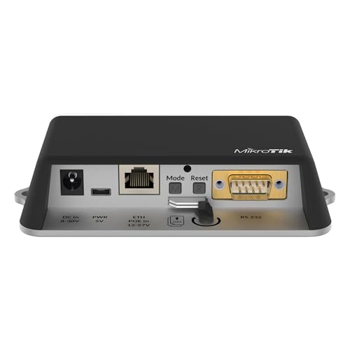 Mikrotik LtAP mini LTE kit (2024) 300 Mbit/s Connexion Ethernet, supportant l'alimentation via ce port (PoE)