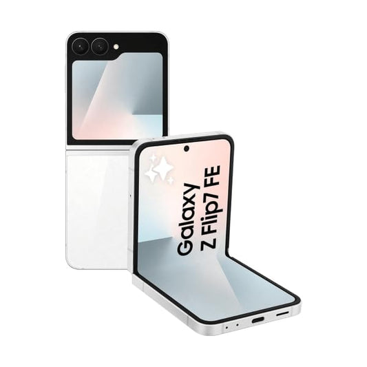 Samsung Galaxy Z Flip7 FE F761B 5G Dual Sim 8 Go RAM 256 Go - Blanc