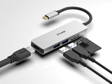 D-LINK USB-C 5-in-1 HDMI SD /microSD card reader