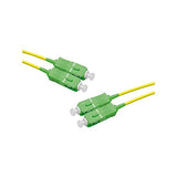 Jarretière optique duplex monomode OS2 9/125 SC-APC/SC-APC jaune - 5 m