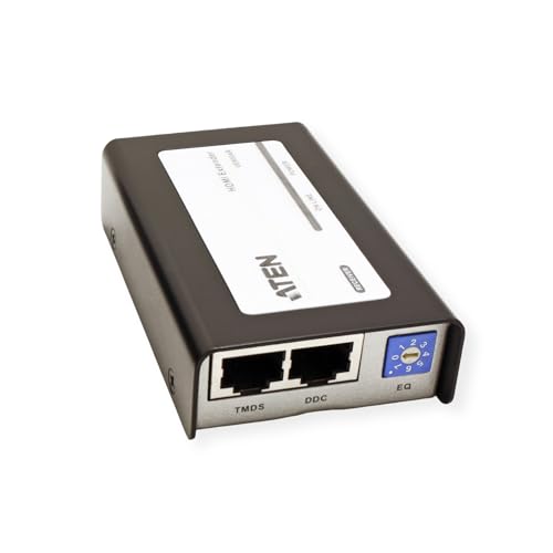 Récepteur HDMI Cat 5 (1080p@40m) - 1920 x 1200 pixels - Récepteur AV - 60 m - Avec fil - Noir - HDCP