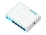Mikrotik RB750GR3 Routeur connecté Gigabit Ethernet Turquoise, Blanc