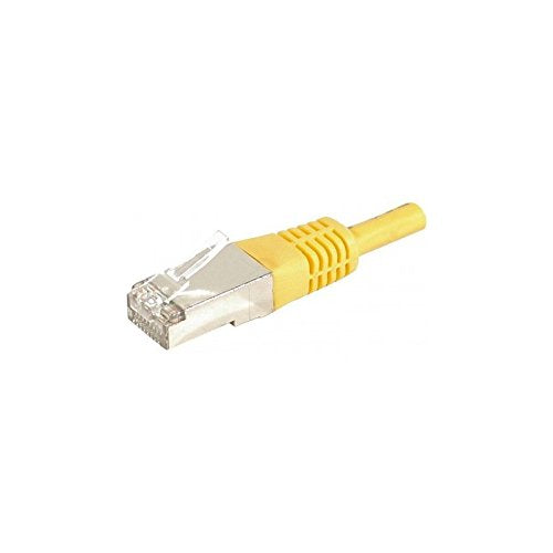 Cordon RJ45 catégorie 6A F/UTP jaune - 1,5 m