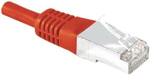 Cordon RJ45 catégorie 6 S/FTP rouge - 5 m