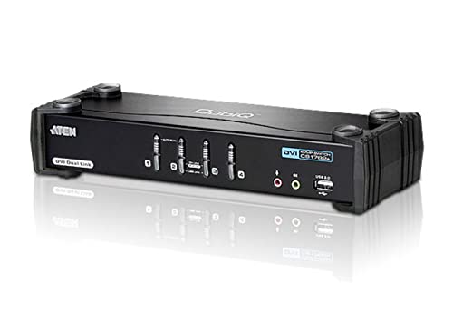 ATEN 4-Port USB DVI Dual Link/Audio KVMP Switch