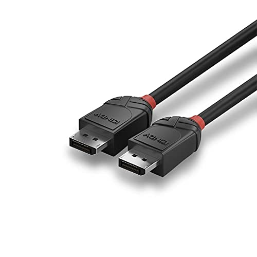 LINDY Black Line Video Cable DP 1.2 DP-DP M-M 1.5m black