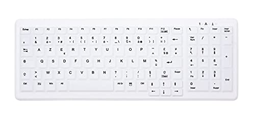 CHERRY Clavier AK-C7000 sans fil IP68 blanc (FR)