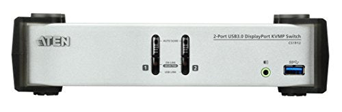 ATEN CS1912 commutateur écran, clavier et souris Noir, Gris