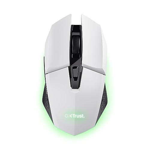 TRUST Souris gaming sans fil FELOX rétroéclairée - Blanche