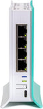 Mikrotik hAP routeur sans fil Gigabit Ethernet Monobande (2,4 GHz) Vert, Blanc