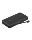 BELKIN 20k PD30w Integrated USB-C Cable Power Bank Black