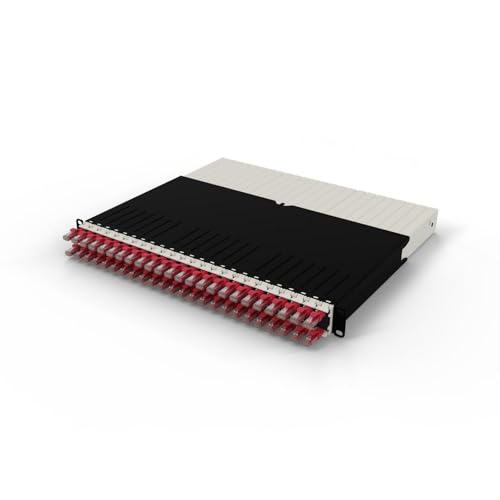 PATCHBOX ONE 24x CAT6A STP ROUGE 0,8 m 8U