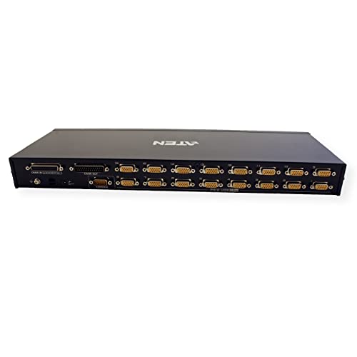 ATEN CS1716A-AT-G commutateur écran, clavier et souris Grille de montage Noir