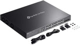 TP-LINK JetStream 24Port 2.5GBASE-T and 4-Port 10GE SFP+ L2+ Managed Switch with 16-Port PoE+ and 8-Port