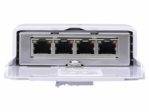 Ubiquiti N-SW Networks NanoSwitch Gigabit Ethernet (10/100/1000) Connexion Ethernet, supportant l'alimentation via ce port (PoE) Blanc