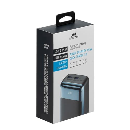 Powerbank 30000mAh pour laptop 65W charge ultra rapide power